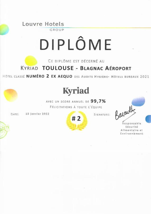 Kyriad Toulouse Blagnac Aeroport Exterior photo